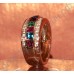 Кольцо Round Ring 18K Rose Gold Plated Multicolour SWA ELEMENTS Austrian Crystal